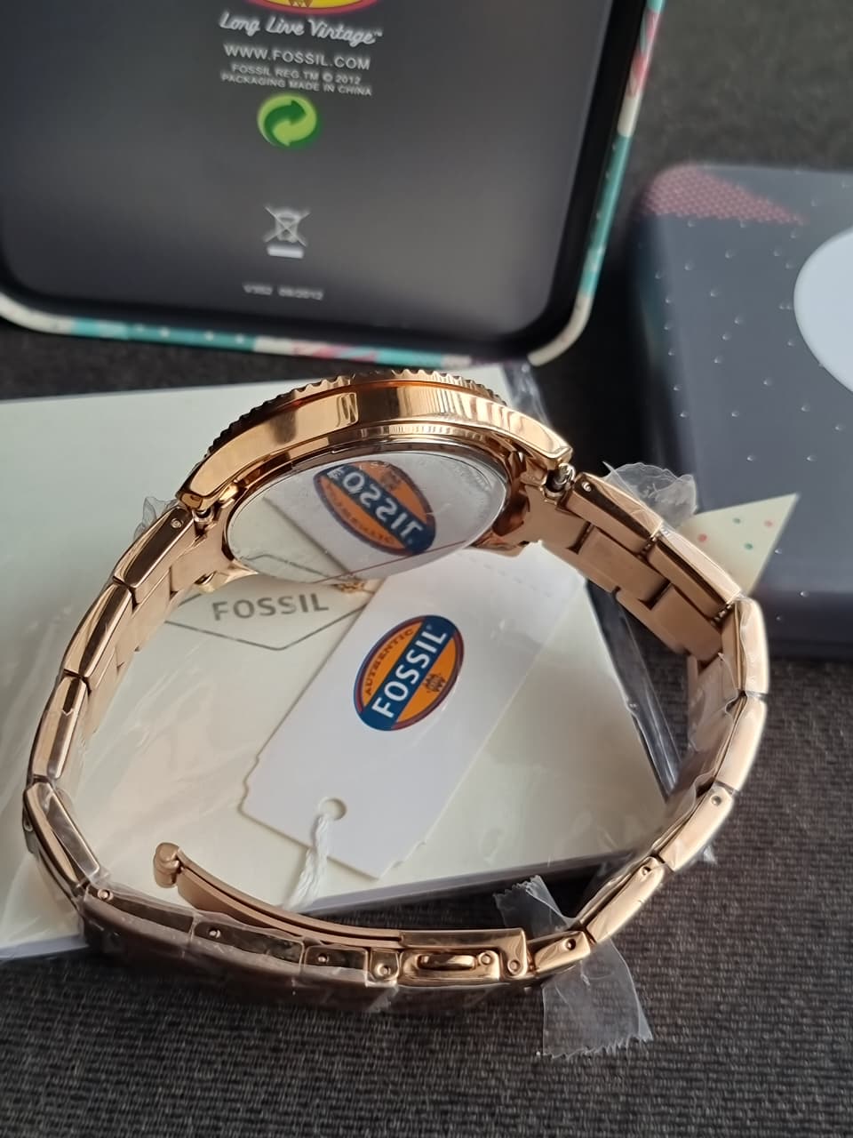 Fossil Stella Quartz Stainless Steel Multifunction Women's Watch - ES3590