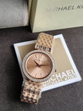 Michael Kors Women’s Quartz Stainless Steel Rose Gold Dial 39mm Watch MK3192