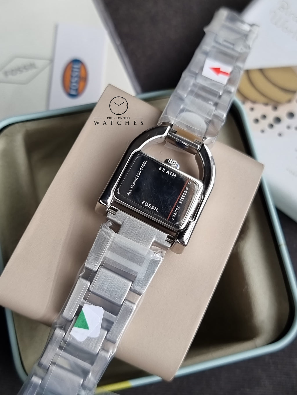 Fossil Harwell Stainless Steel Silver Dial Women’s Watch ES5326