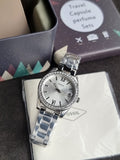 Fossil Scarlette Mini Three-Hand 32mm Date Stainless Steel Watch - ES4317