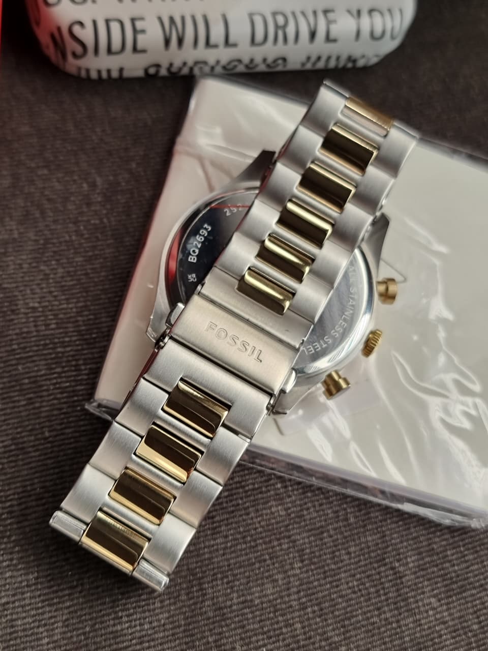 Fossil Sullivan Multifunction Two-Tone Stainless Steel Watch BQ2694