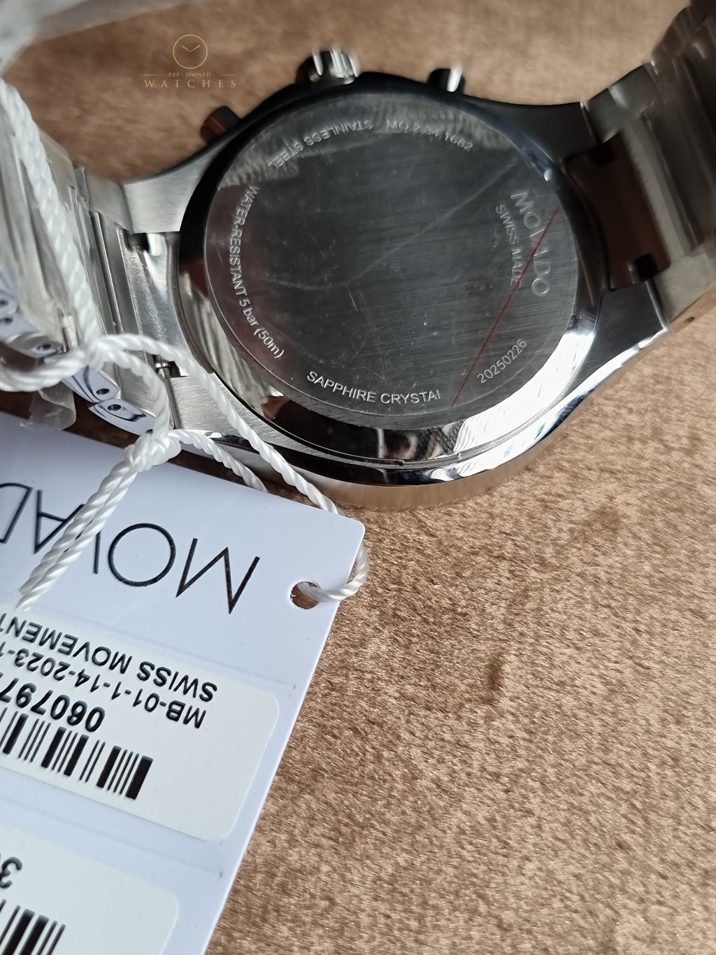 Movado Chronograph Quartz 41mm Black Dial Men's Watch 0607972