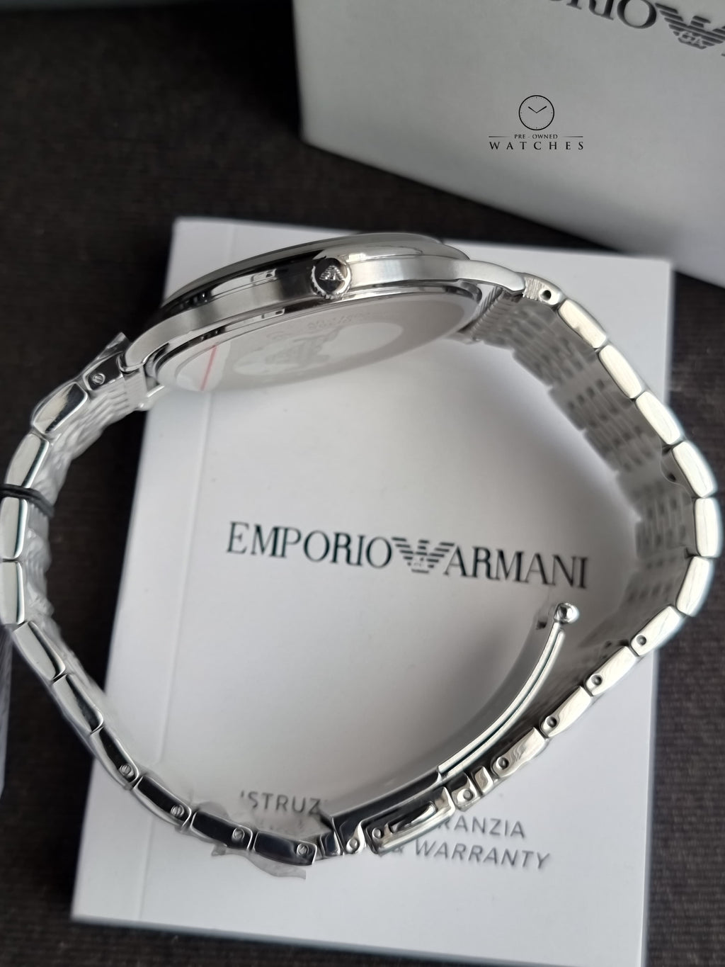 Emporio Armani Silver 42mm Watch AR11600