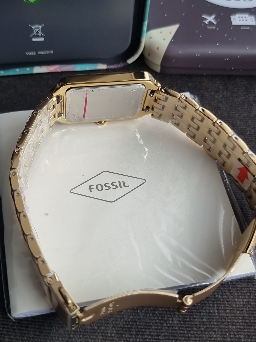 Fossil Raquel Three-Hand Date 26mm Gold-Tone Stainless Steel Watch-ES5304