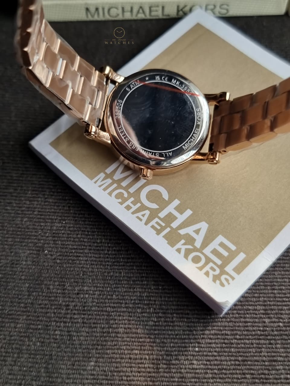 Michael Kors Women's Norie Three-Hand Rose Gold Stainless Steel Watch mk3558