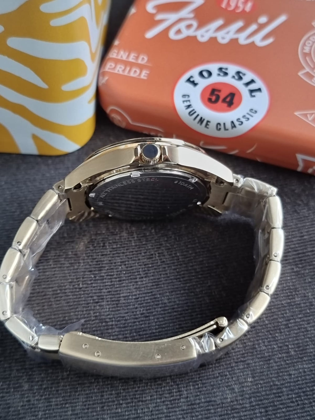 Fossil Riley Multifunction Gold-Tone Stainless Steel Watch ES3203