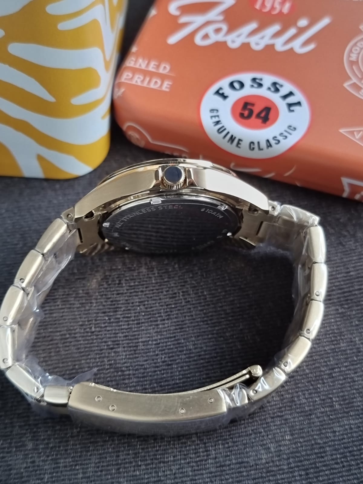 Fossil Riley Multifunction Gold-Tone Stainless Steel Watch ES3203
