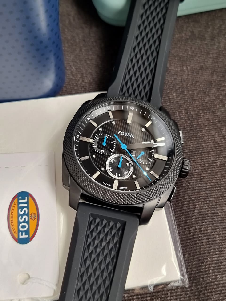 Fossil Machine Black 44mm Quartz Men’s Watch FS6099