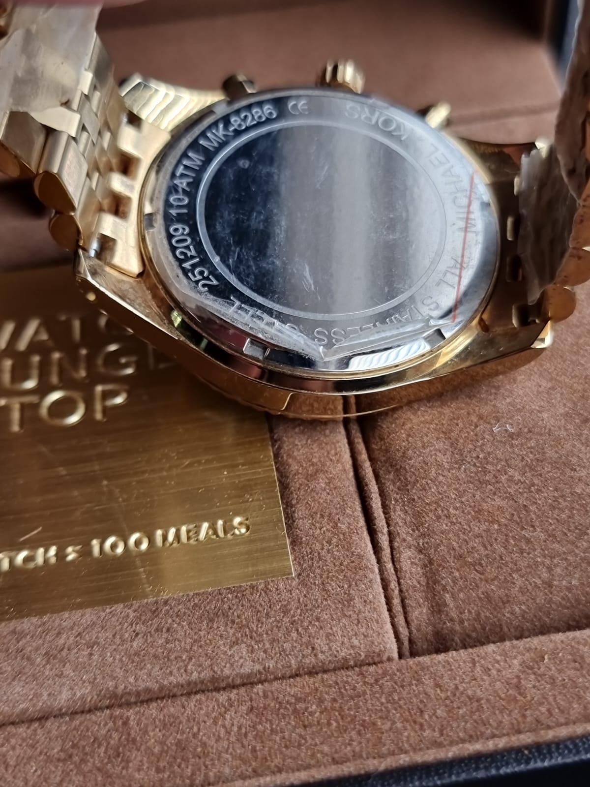 Michael Kors Men’s Quartz Stainless Steel Black Dial 45mm Watch MK8286