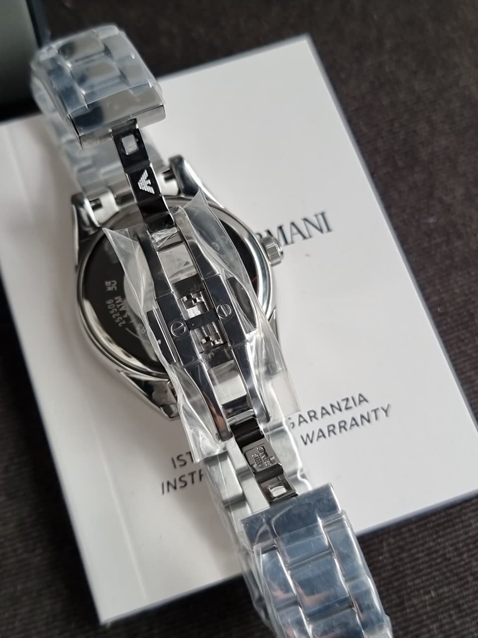 Emporio Armani 36mm Analog Red Dial Women's Watch-AR11544