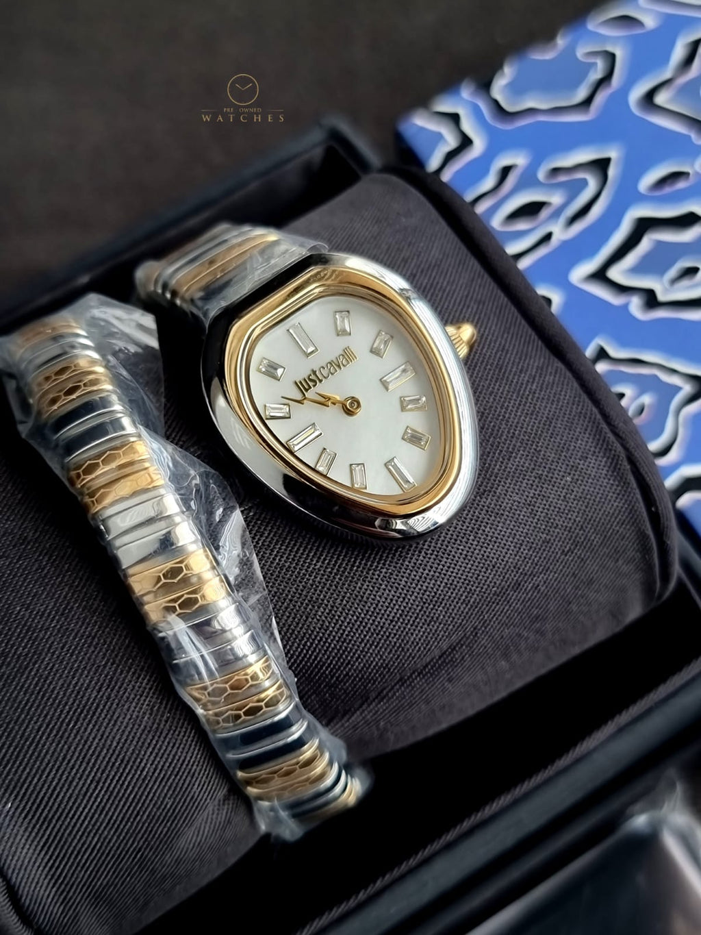 Just Cavalli Signature Snake Ladies Watch JC1L222M0055