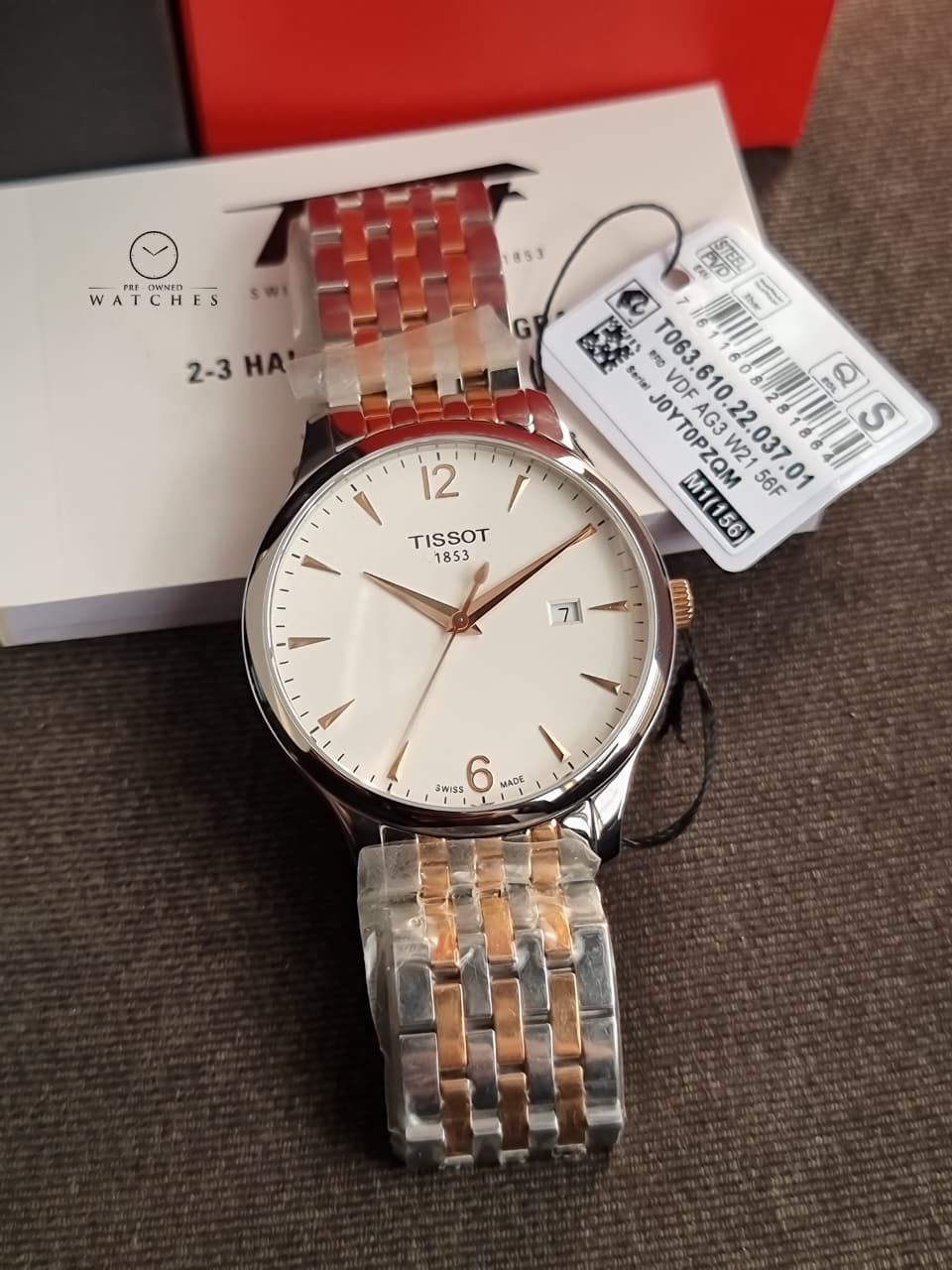 Tissot 
Tradition Two-tone Men's Watch
T063.610.22.037.01