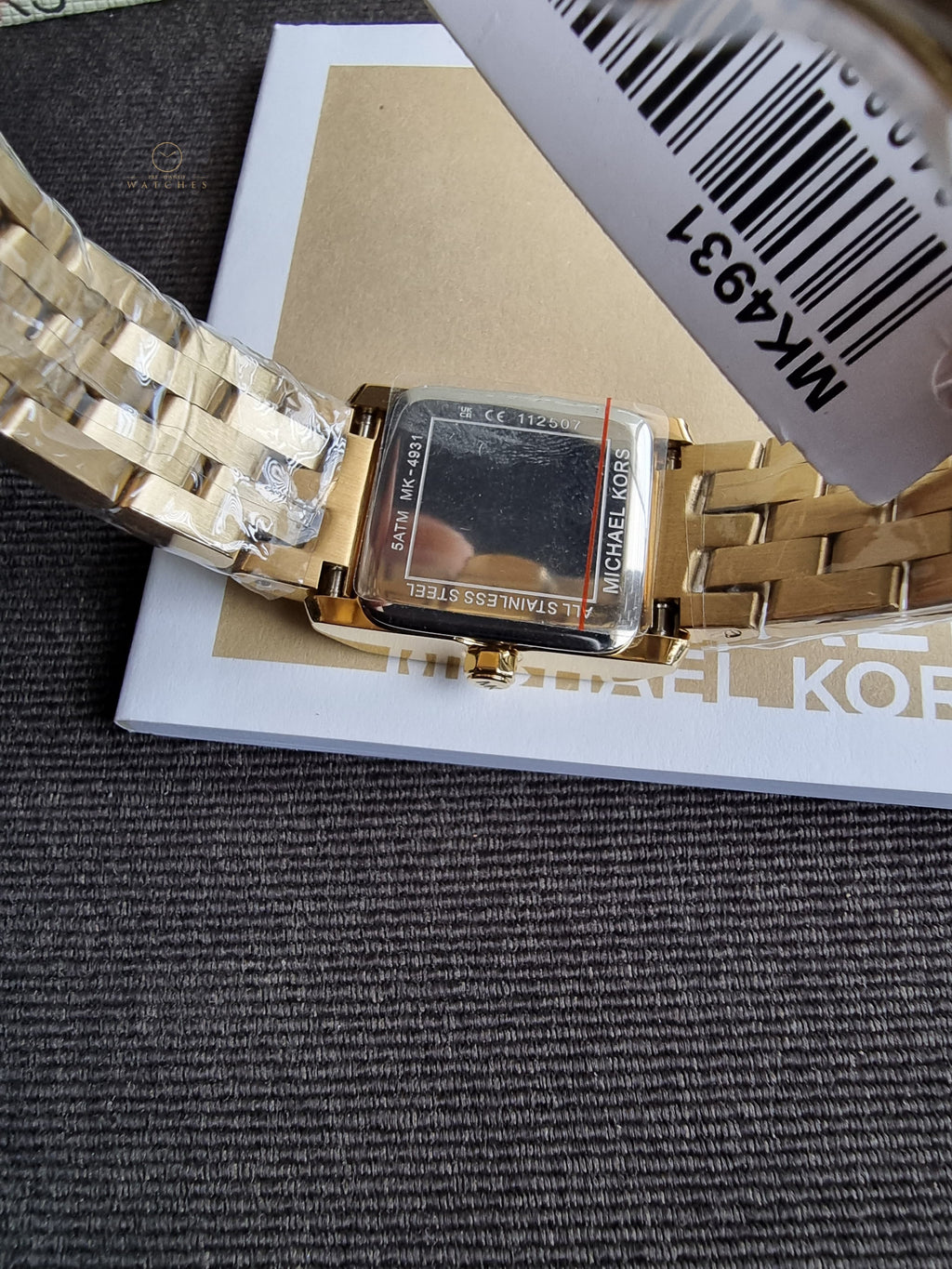 Michael Kors Micro Georgie Quartz Gold Dial Ladies Watch
MK4931