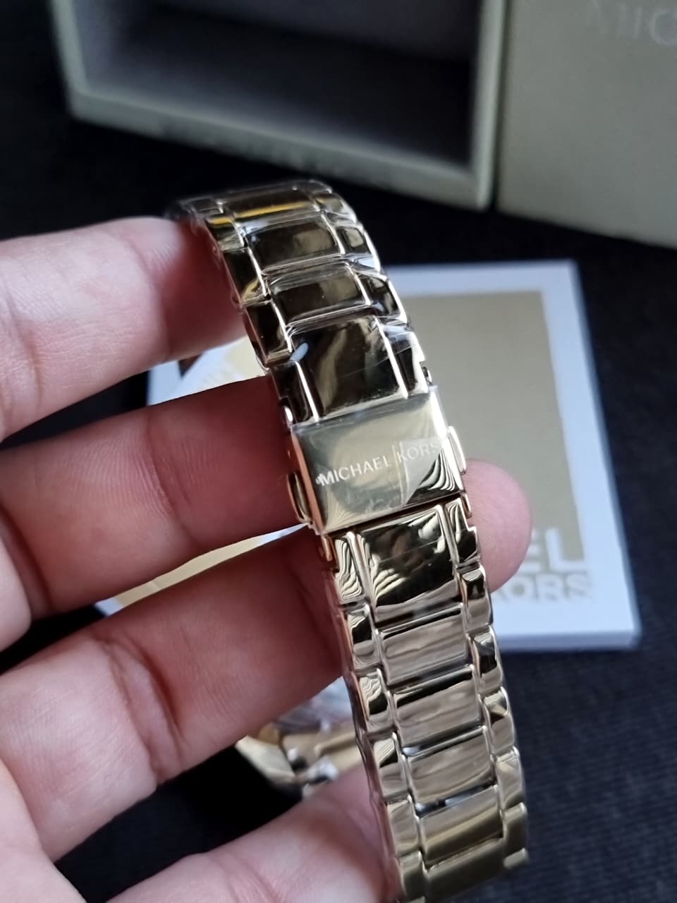 Michael Kors Kacie Quartz Crystal Black Dial Ladies Watch MK4852