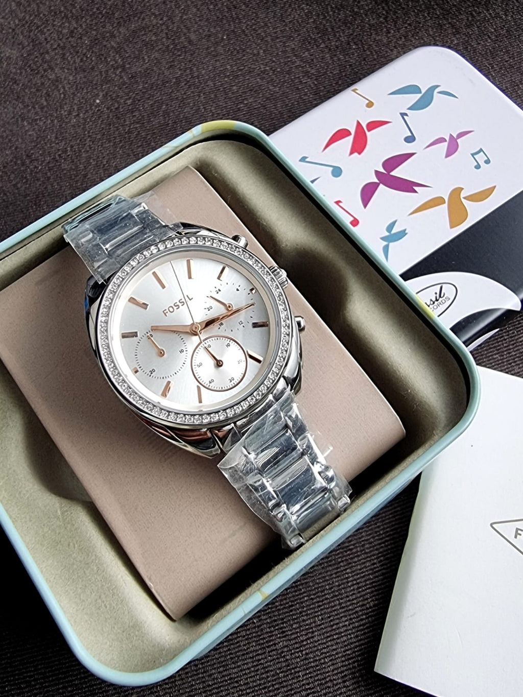 FS Vale Chronograph Quartz Crystal Silver 34mm Dial Ladies Watch
BQ3657