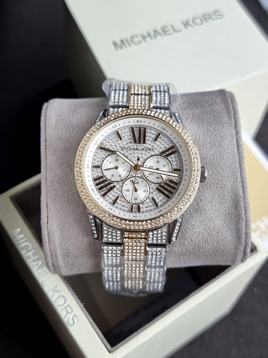 Michael Kors Outlet Brynn, Multicolor Stainless Steel Watch MK6934