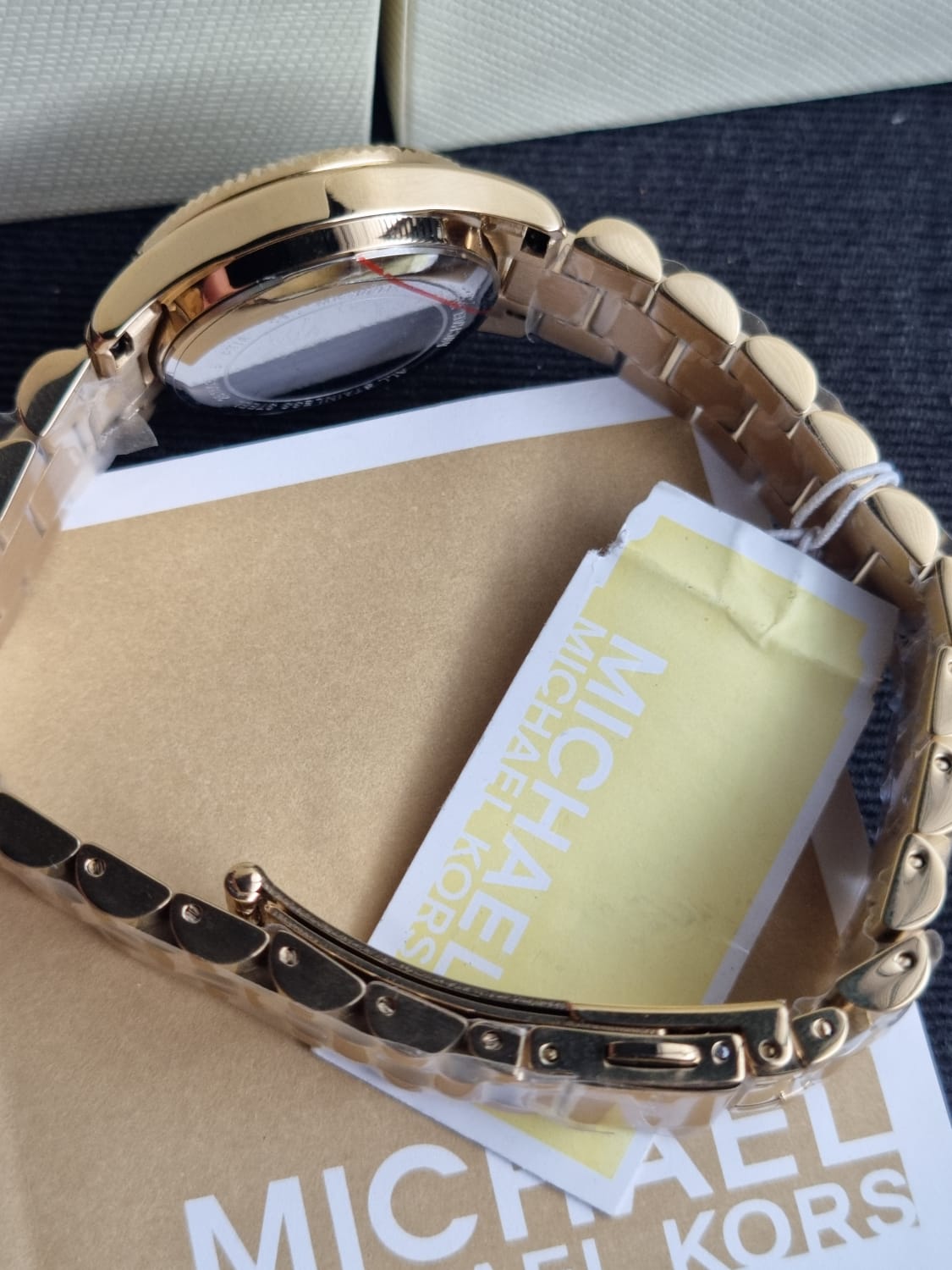 Michael Kors Women’s Quartz Gold Stainless Steel Crystal Pave Dial 26mm Watch MK3691