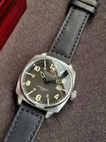 Swiss Military Analog Black 41mm Dial Men's Watch - SM14390JSNBK.H02