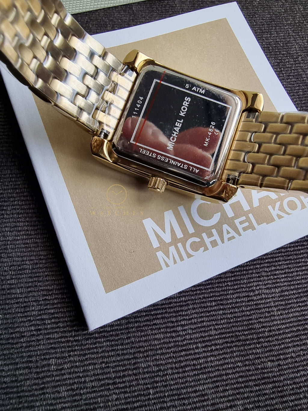 Michael Kors Emery Quartz Crystal 27mm White Dial Ladies Watch
MK4826