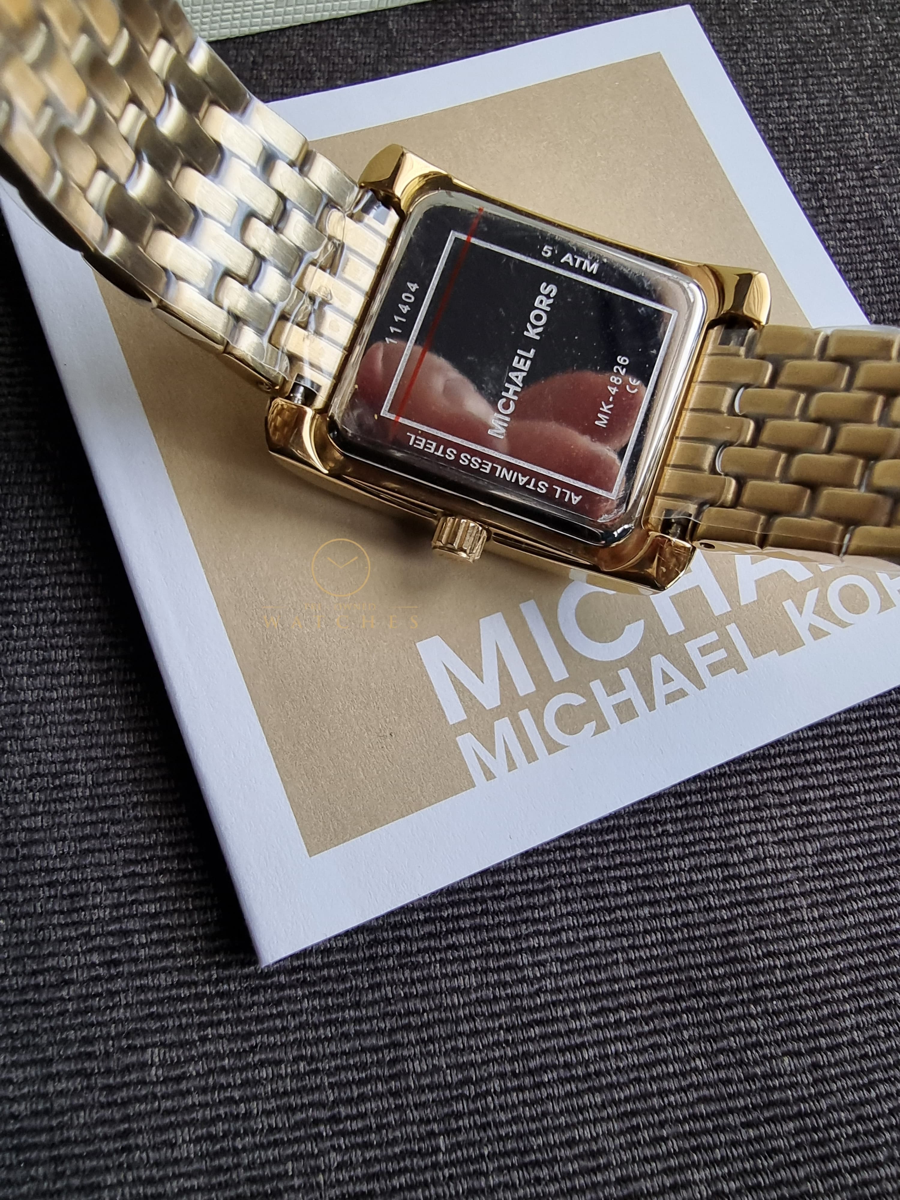 Michael Kors Emery Quartz Crystal 27mm White Dial Ladies Watch
MK4826