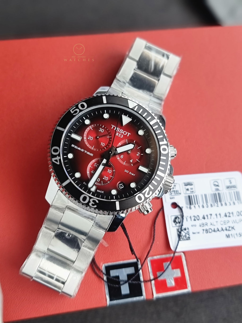 Tissot Seastar 1000 T120.417.11.421.00 Mens Chronograph Watch