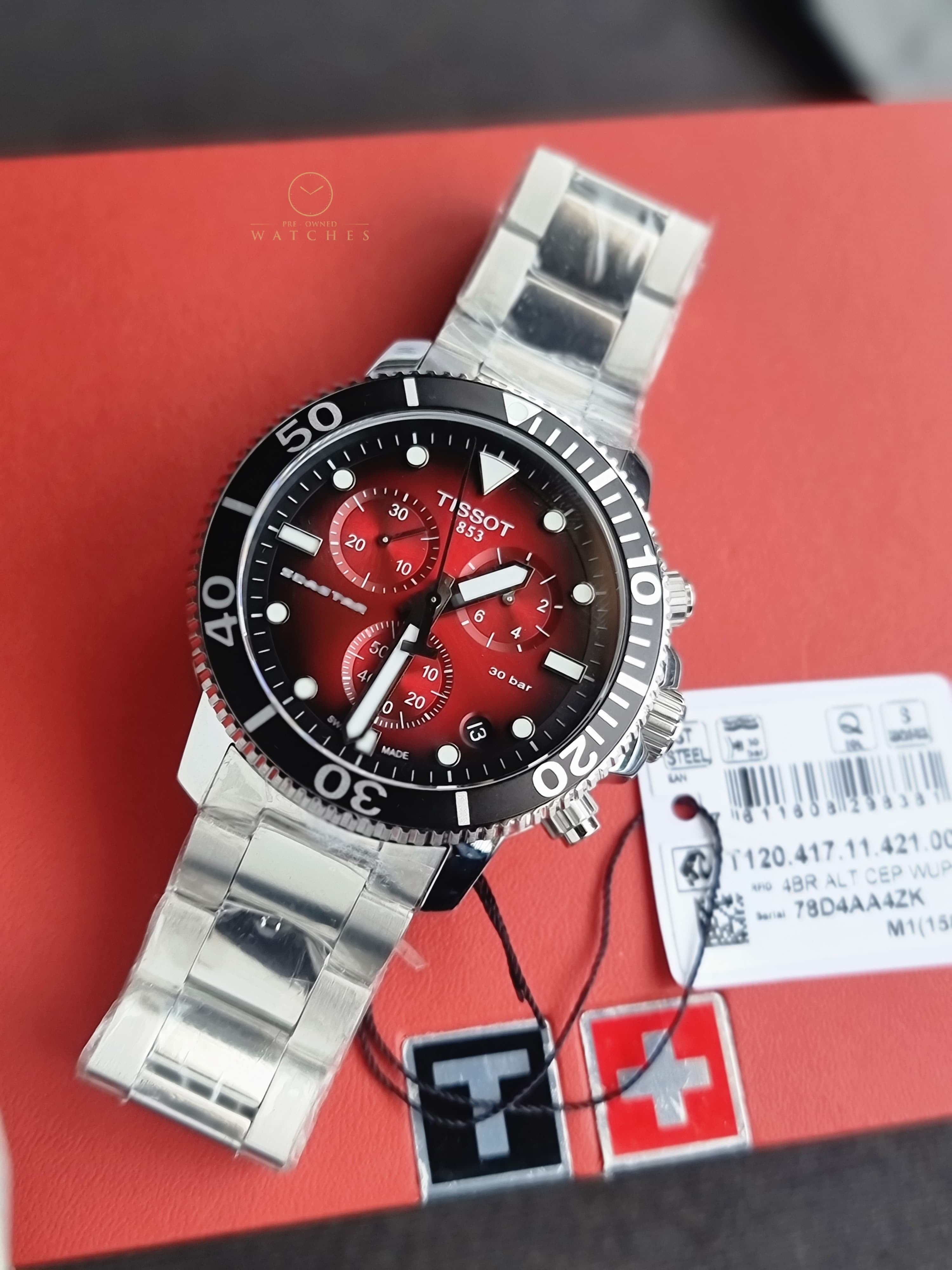 Tissot Seastar 1000 T120.417.11.421.00 Mens Chronograph Watch
