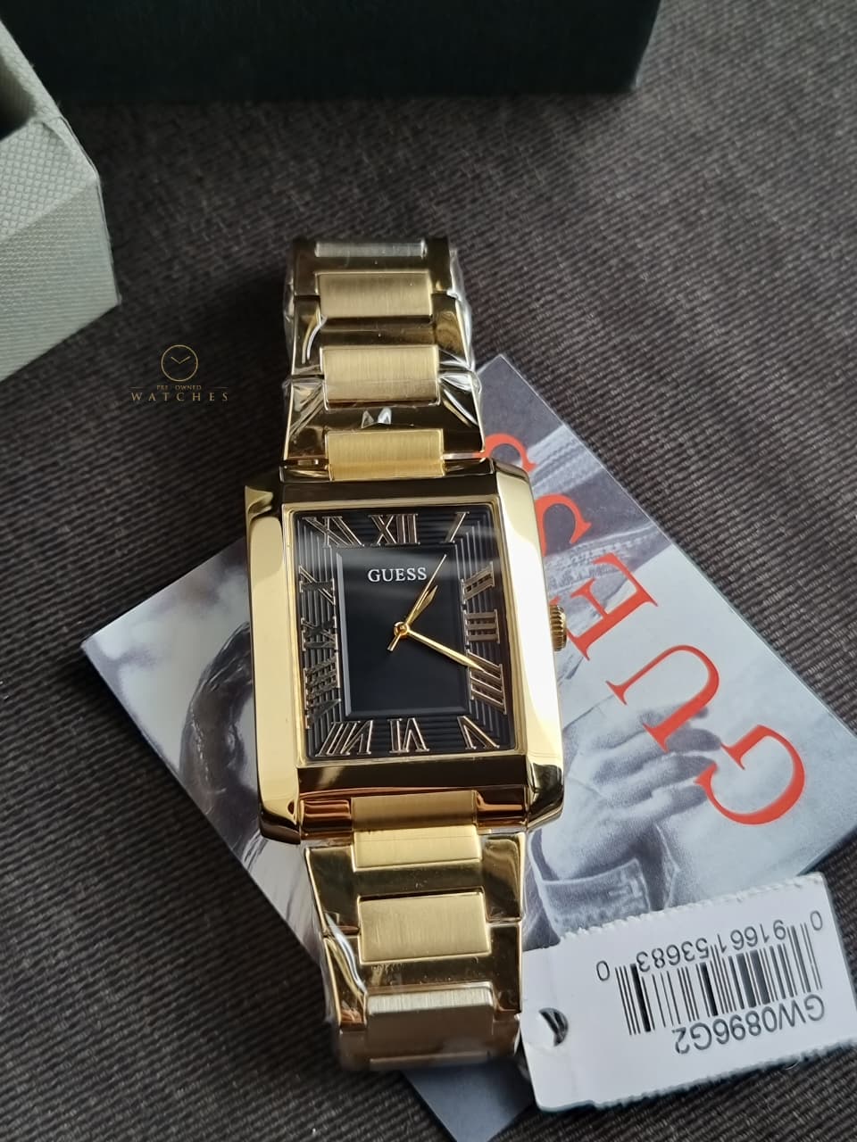 Guess Men's Analogue Quarz Watch with Stainless Steel Strap GW0896G2