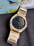Fossil BQ2611 Evanston Multifunction Gold-Tone Stainless Steel Watch