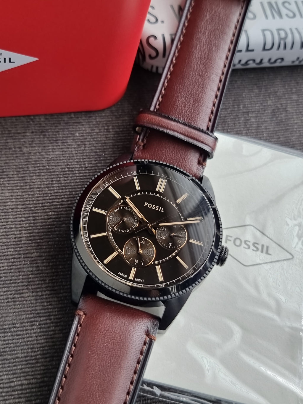 Fossil Men's Pearson 42mm Multifunction Stainless Steel Watch- FS6138