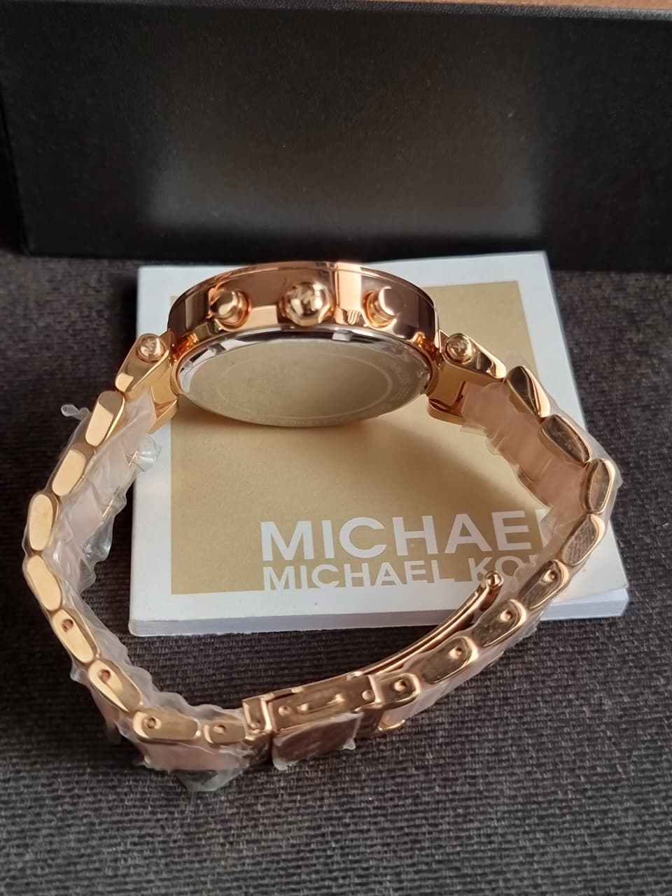 Michael Kors Women’s Quartz Stainless Steel Rose Gold Dial 39mm Watch MK5896