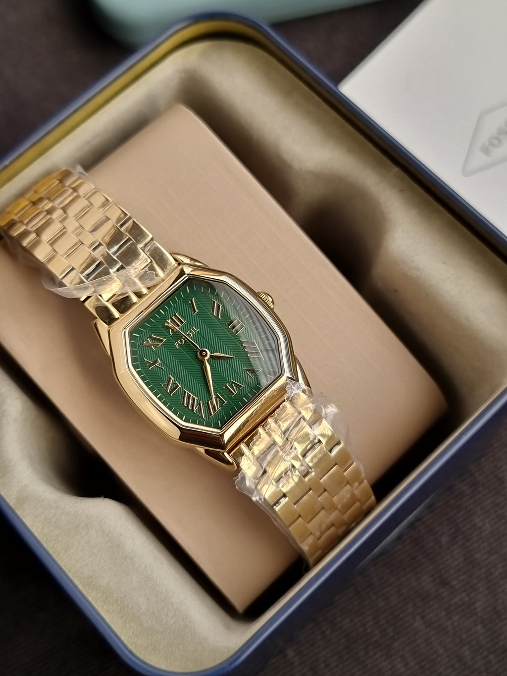 Fossil Harlow Quartz Green 27mm Dial Ladies Watch
ES5451 (Without Tag)