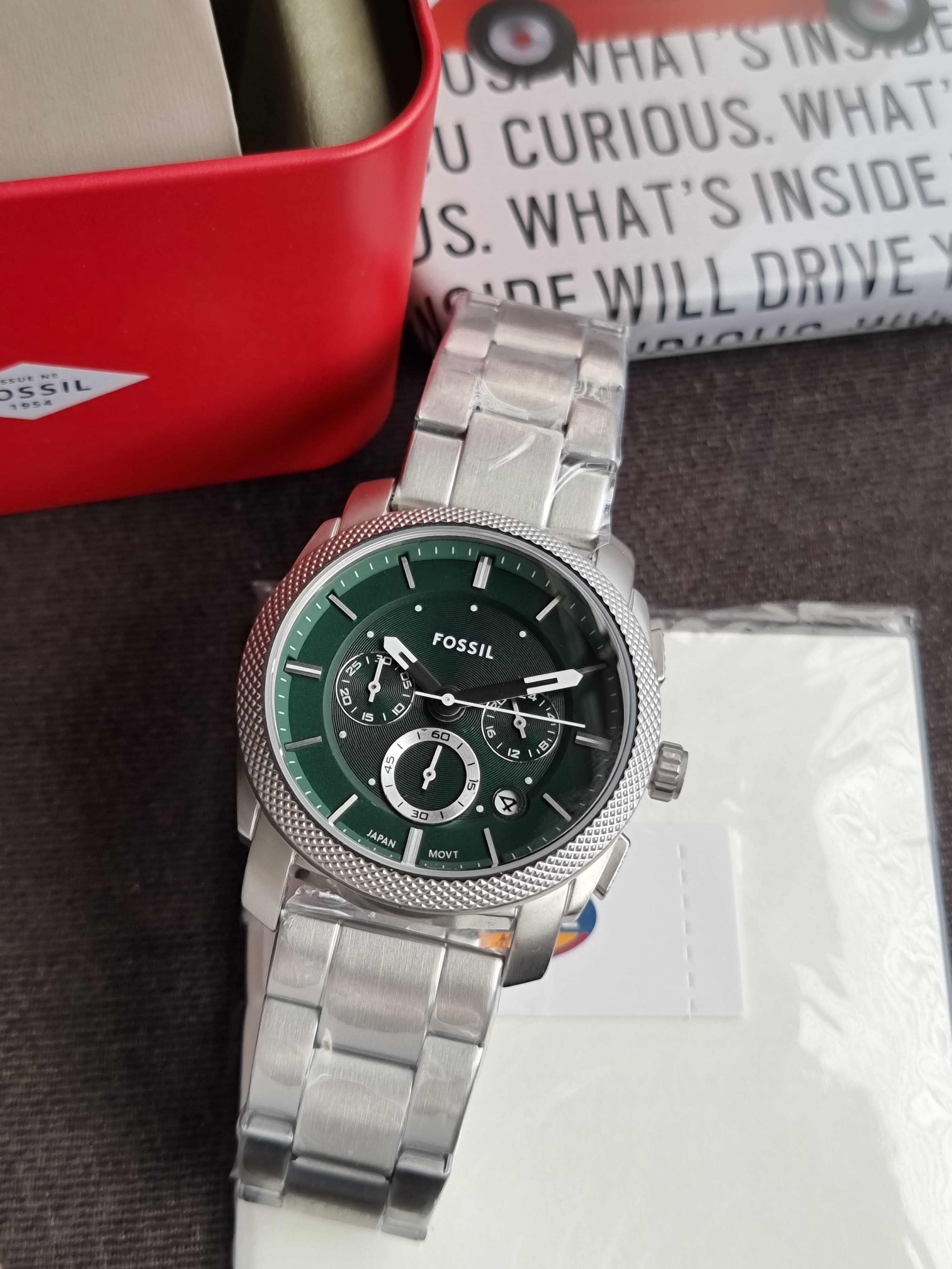 Fossil Machine Chronograph 42mm Stainless Steel Watch- FS6079