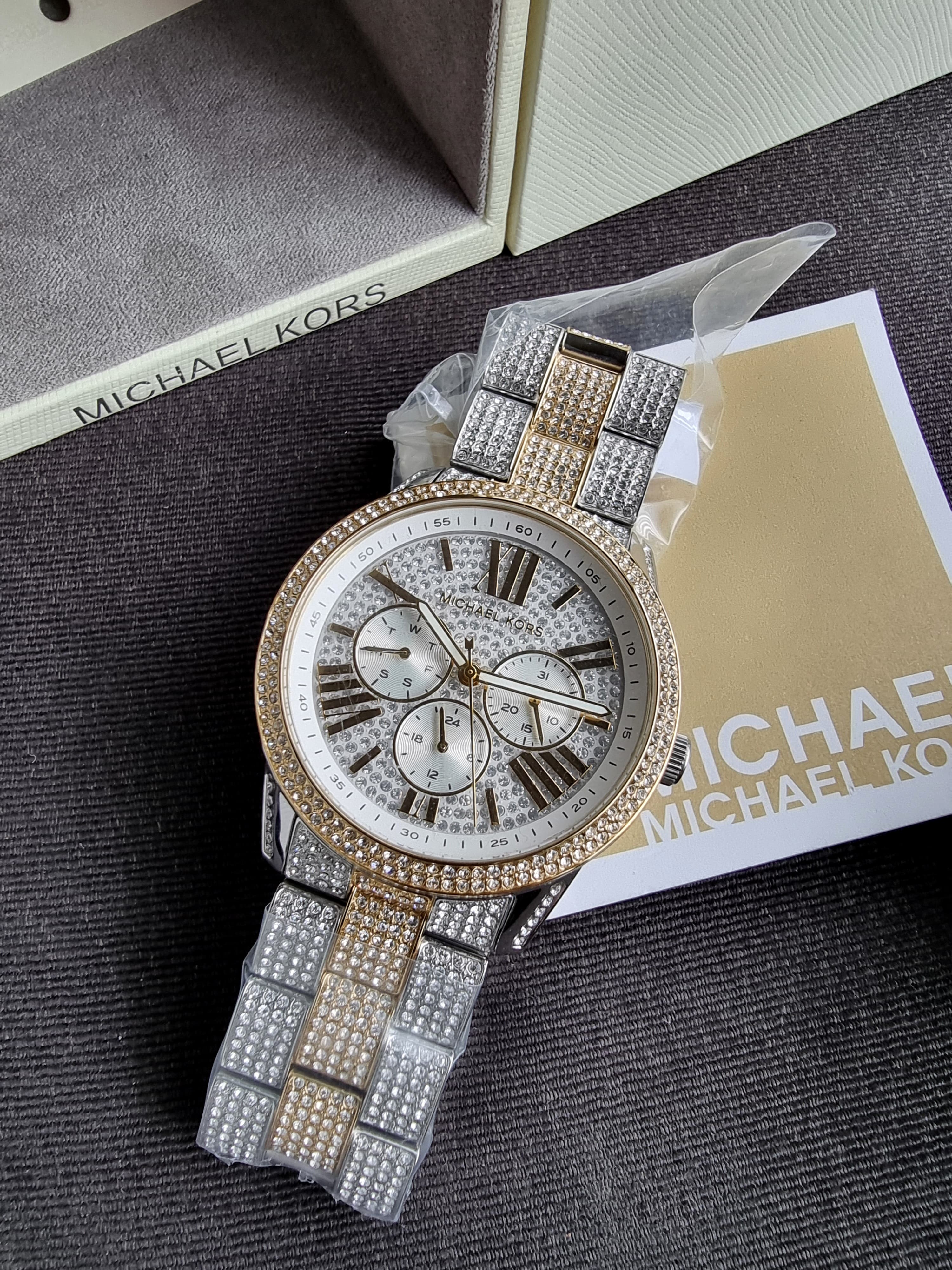 Michael Kors Outlet Brynn, Multicolor Stainless Steel Watch MK6934