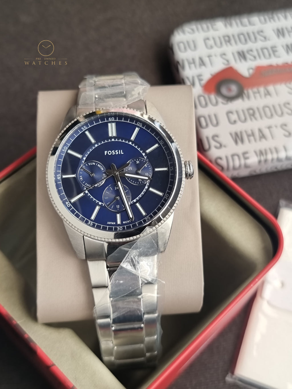 Fossil
Pearson Multifunction Quartz Blue Dial Men's Watch
FS6134
