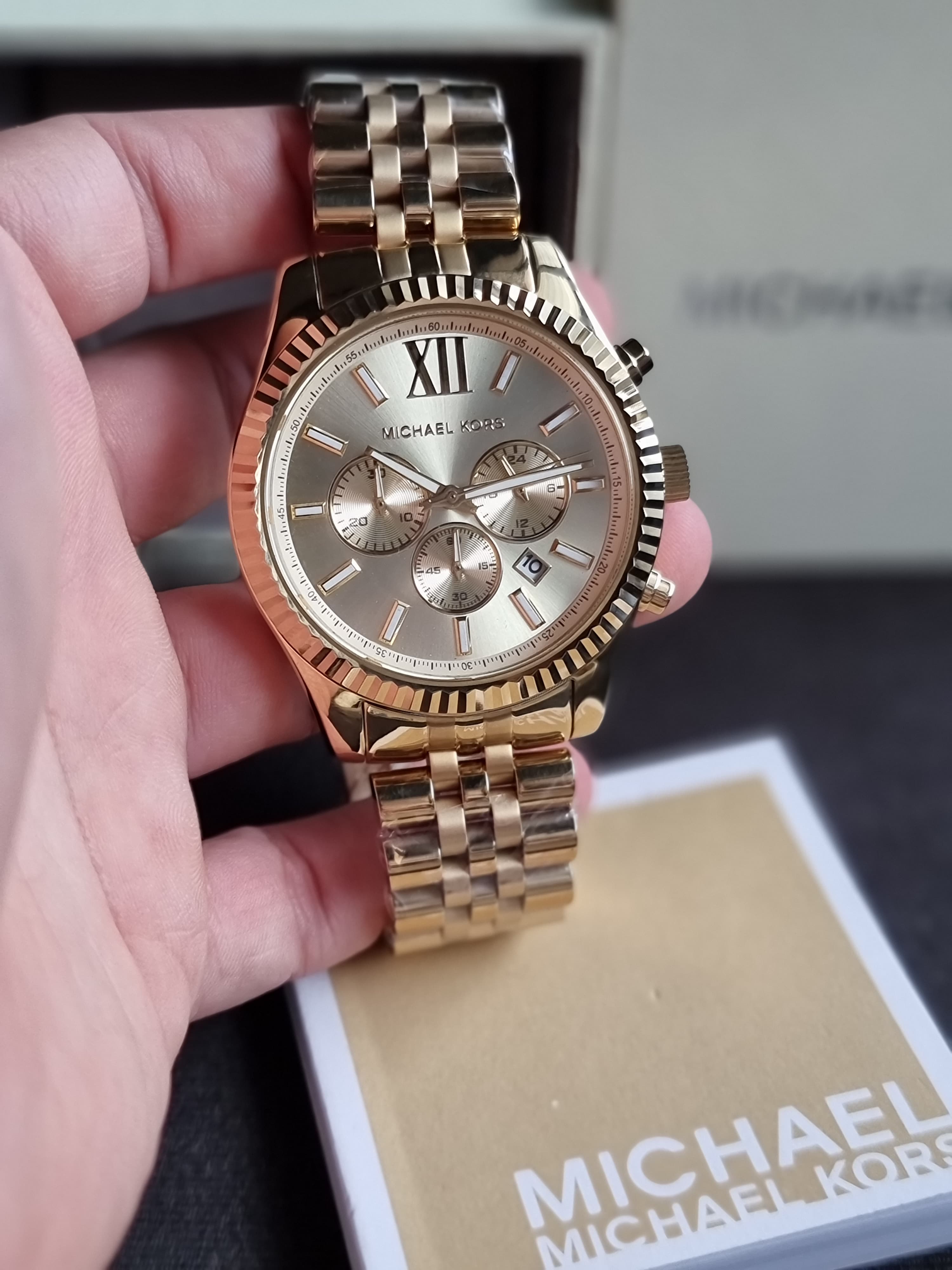 Michael Kors 45mm Mens Lexington Chronograph Watch MK8281