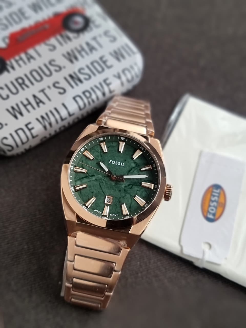 Fossil
Everett Quartz Green Dial Men's Watch
FS6074