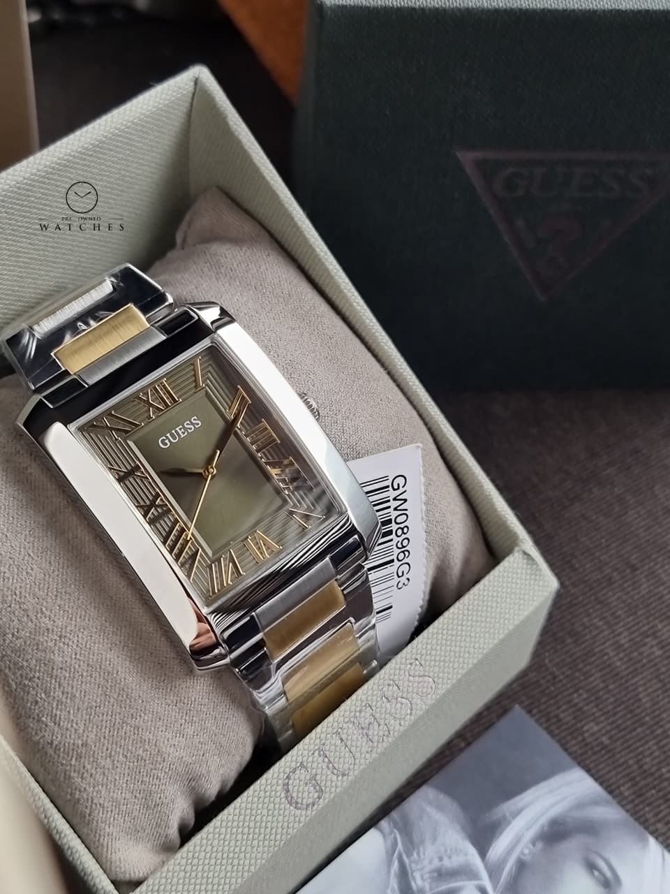 Guess Mens 34mm Quartz Watch – GW0896G3