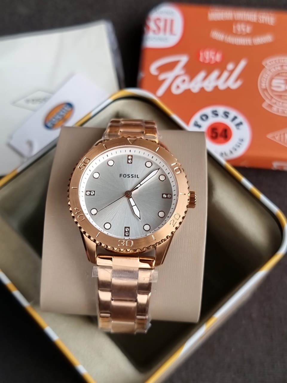 Fossil Dayle Women's Three-Hand Two-Tone Stainless Steel Watch - BQ3886