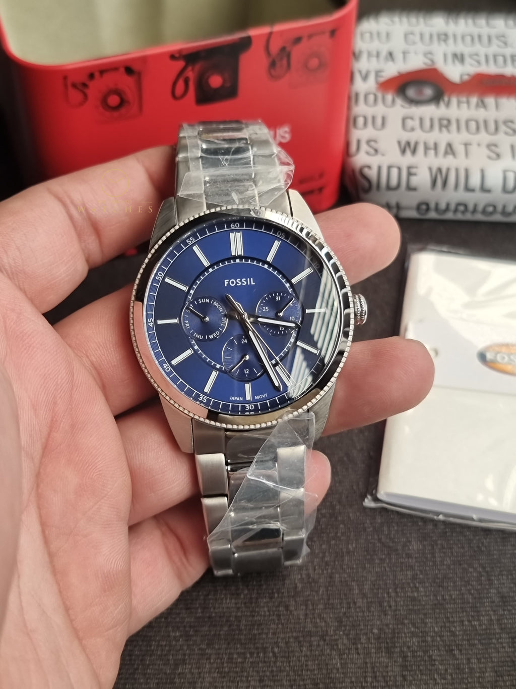 Fossil
Pearson Multifunction Quartz Blue Dial Men's Watch
FS6134