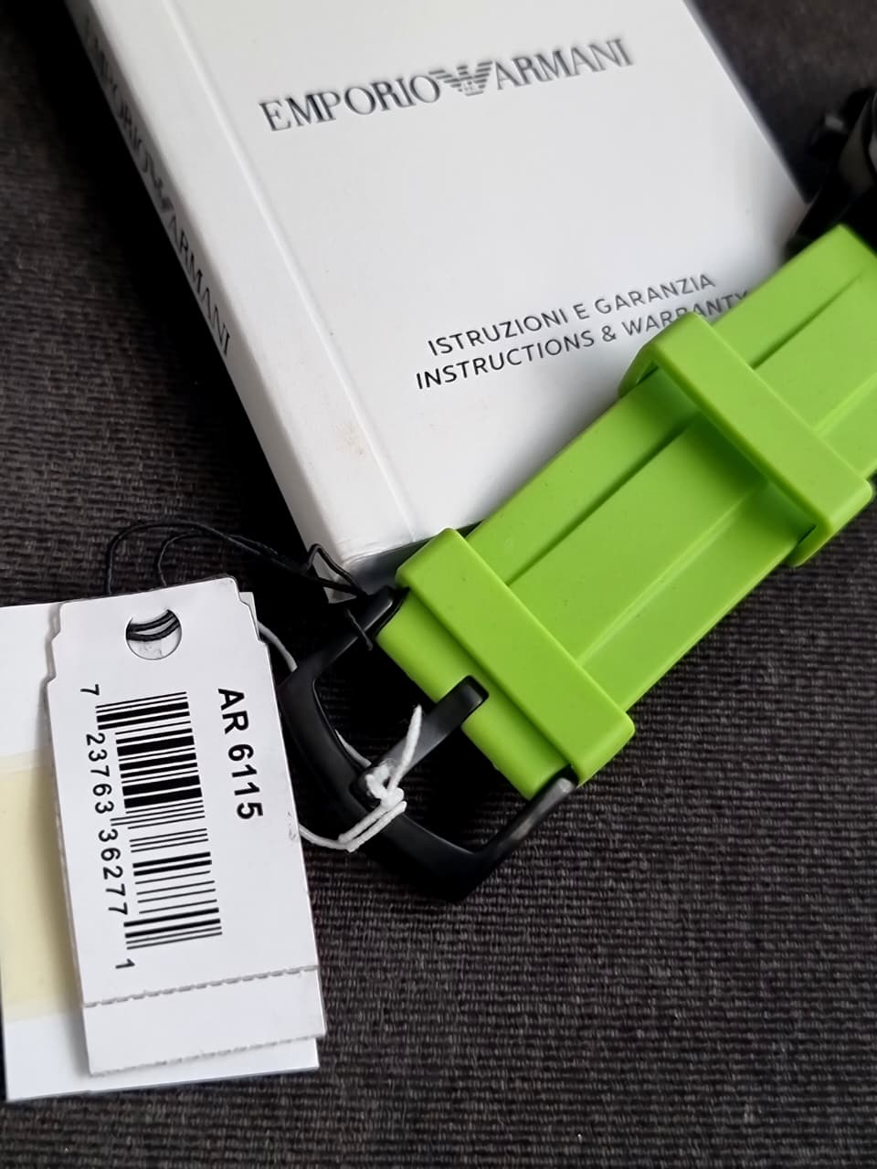 Emporio Armani Chronograph Black Dial Men's Watch - AR6114