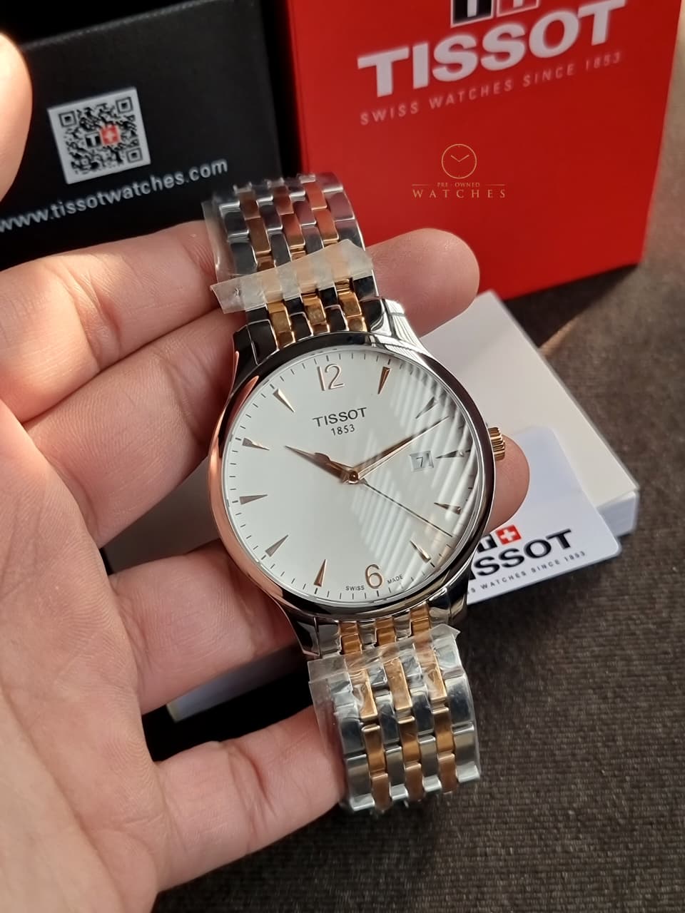 Tissot 
Tradition Two-tone Men's Watch
T063.610.22.037.01