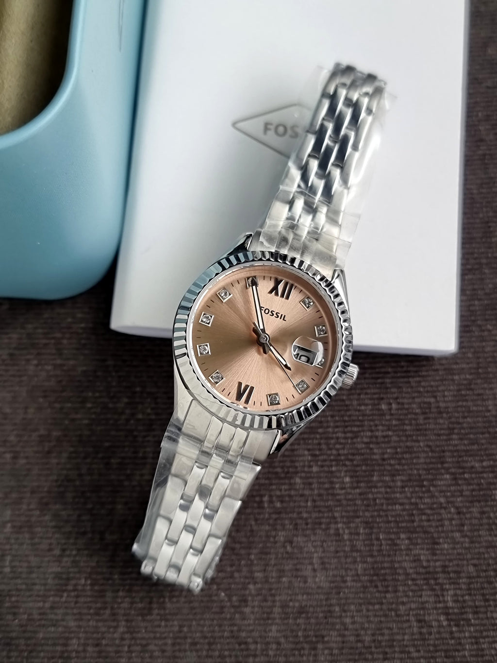 FS Women's Scarlette Micro Three-Hand Date Stainless Steel Watch - ES5150