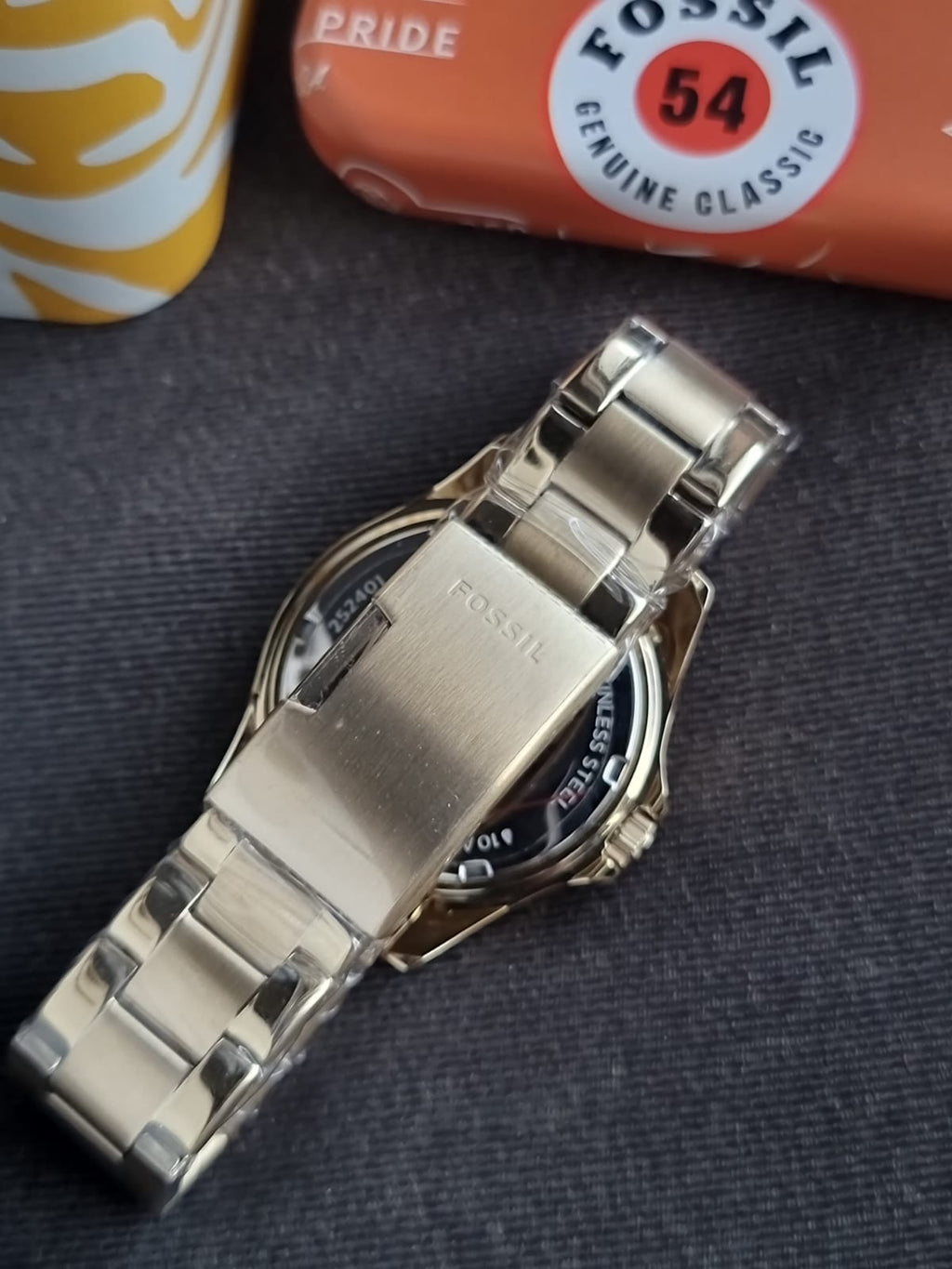 Fossil Riley Multifunction Gold-Tone Stainless Steel Watch ES3203