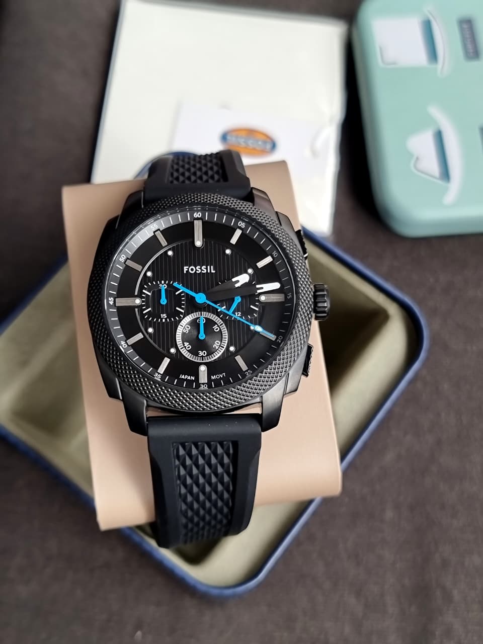 Fossil Machine Black 44mm Quartz Men’s Watch FS6099