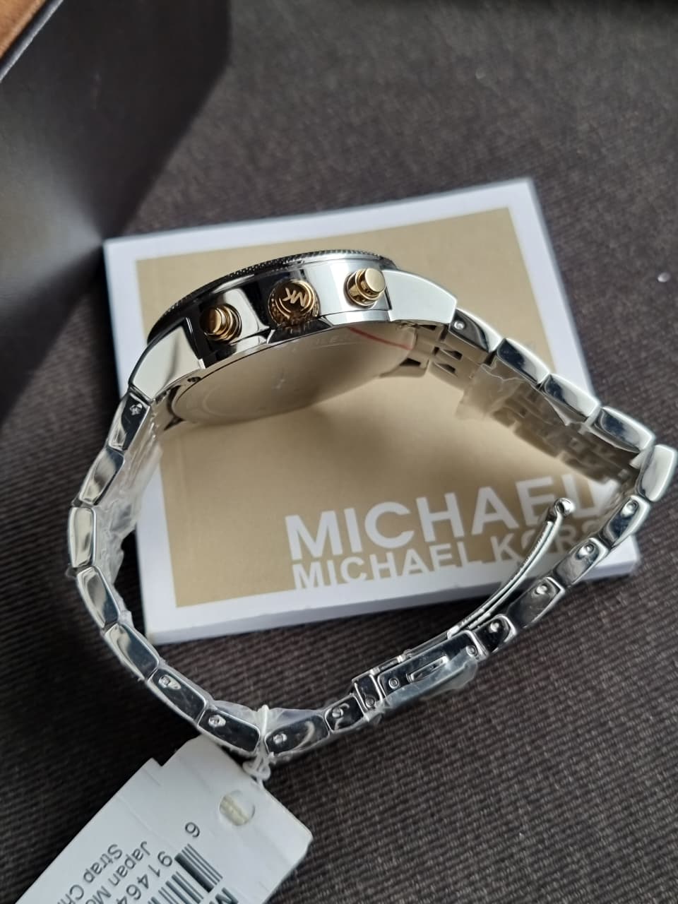 Michael Kors Women’s Quartz Two-tone Stainless Steel Mother Of Pearl Dial 36mm Watch MK5057
