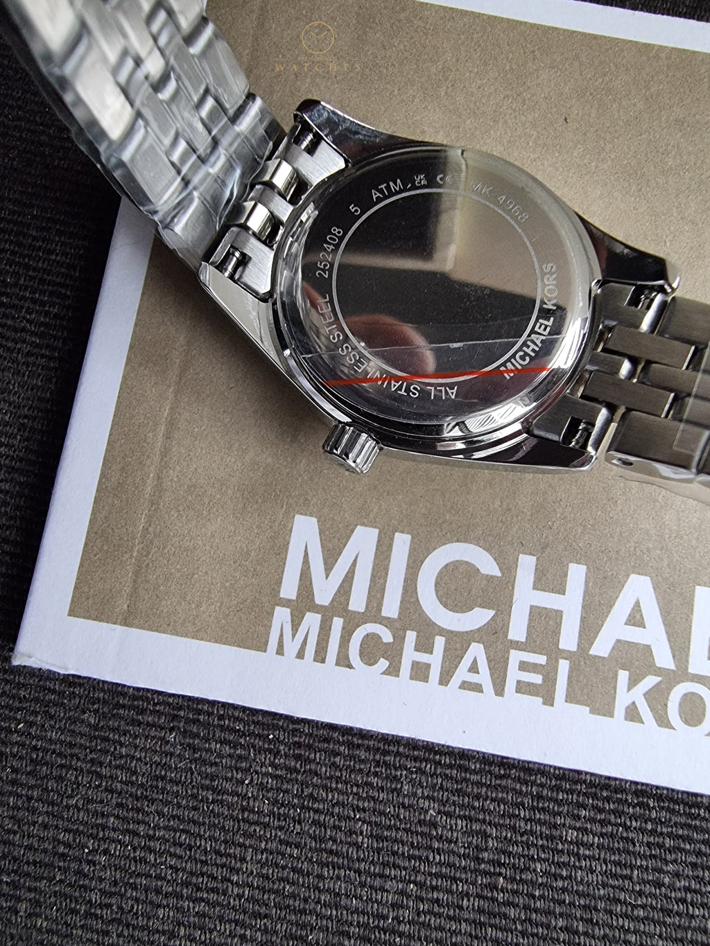 Michael Kors Lexington Silver 26mm Women’s Watch MK4968