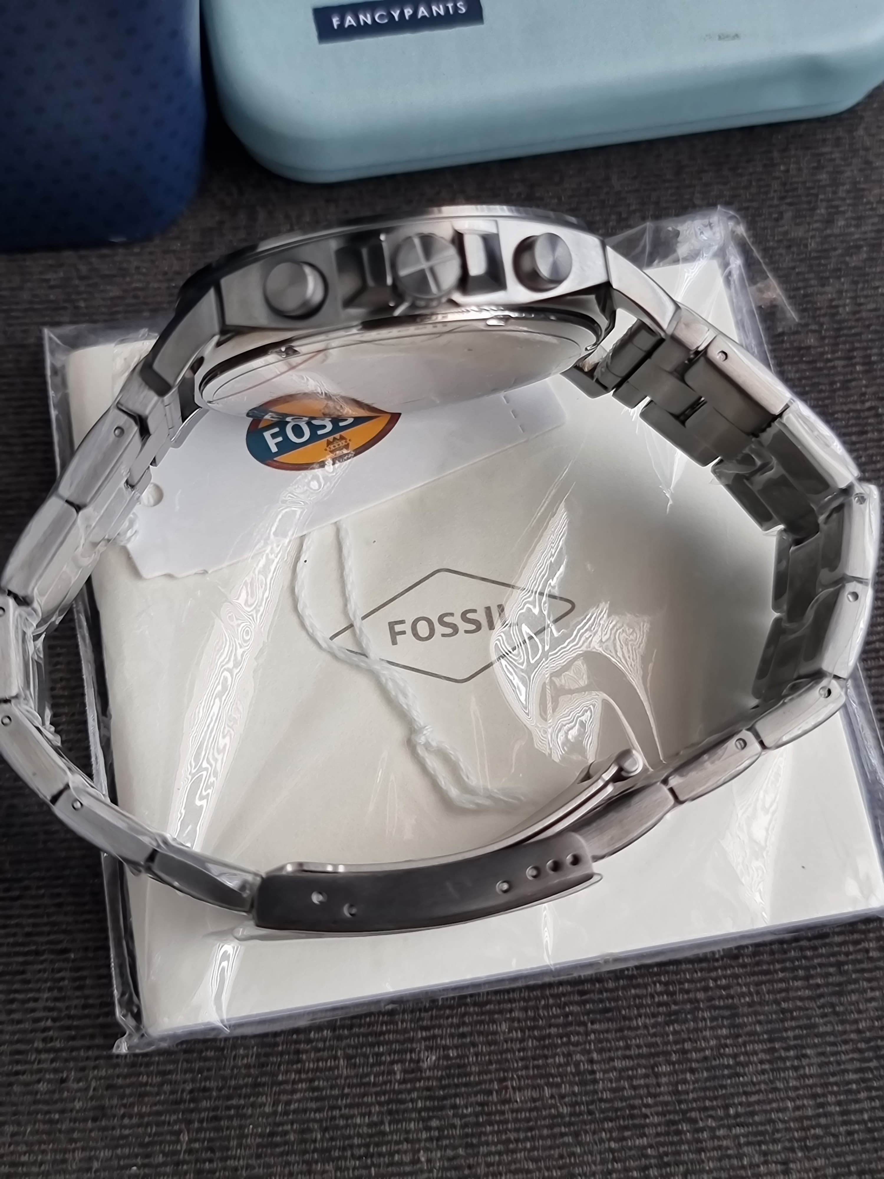 Fossil Men's Analog Quartz Watch with Stainless Steel Strap BQ2816