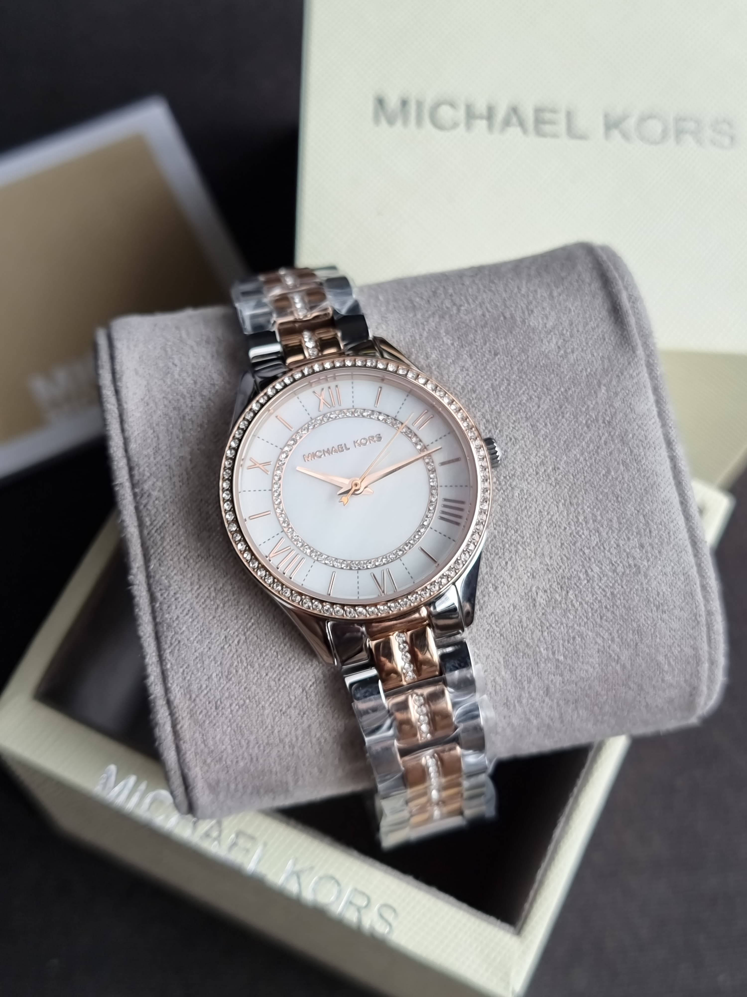 Michael Kors Lauryn Stainless Steel Women’s White Dial Women’s Watch MK3979