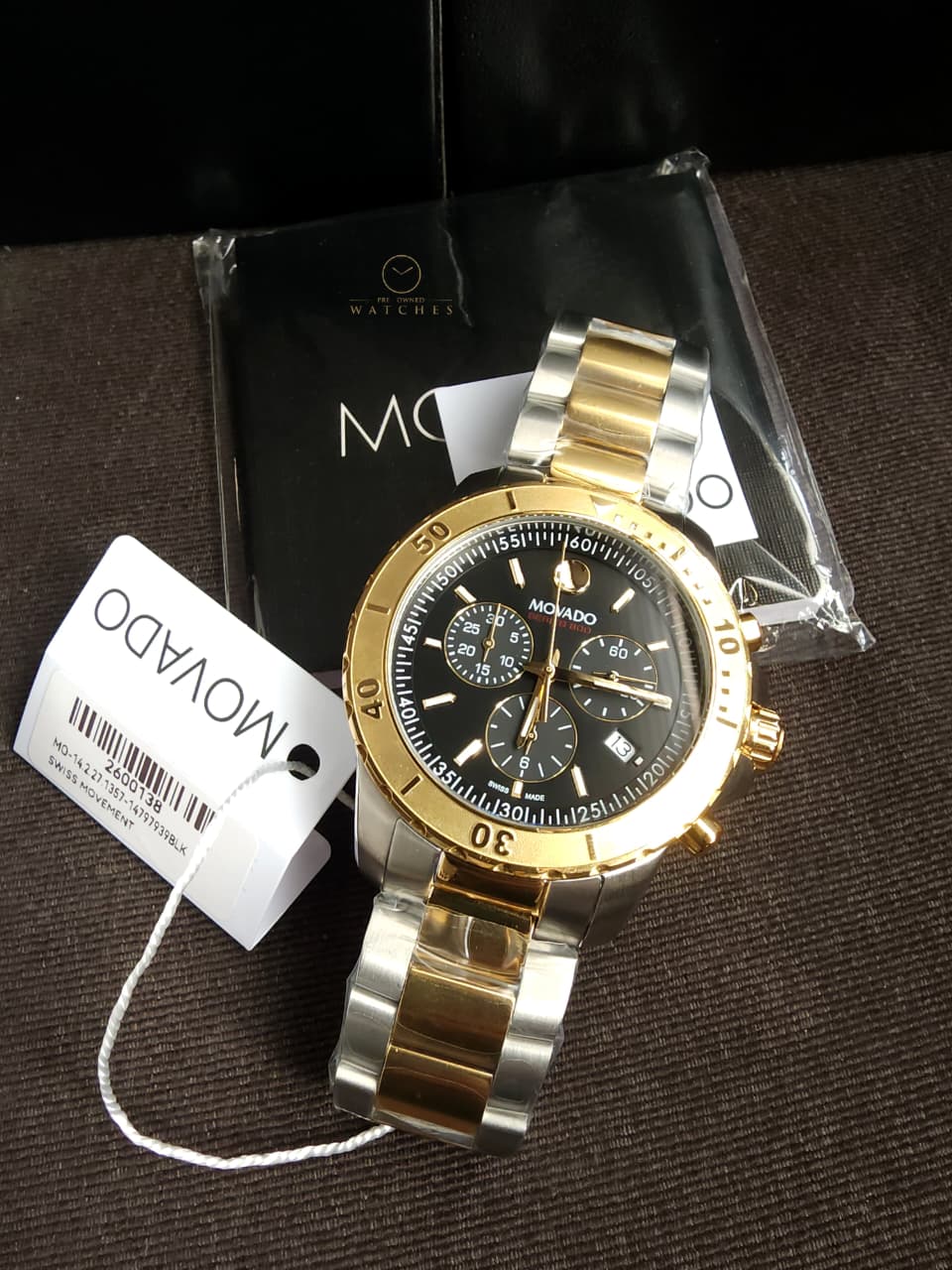 Movado
Series 800 Chronograph Black Dial Two-Tone Men's Watch
2600138