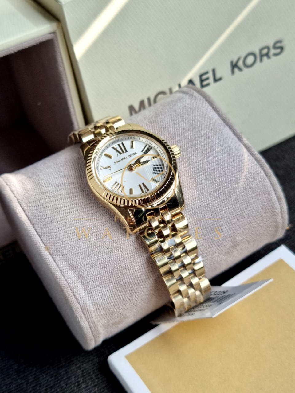 Michael Kors Women’s Quartz Stainless Steel Gold 26mm Watch MK3229
